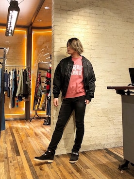 吉川修平さん(メンズ・175cm)の冬コーディネート