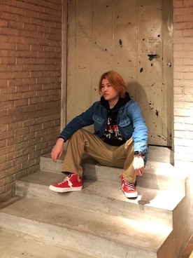 吉川修平さん(メンズ・175cm)の春コーディネート