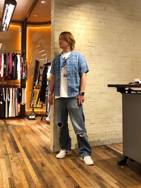 吉川修平さん（メンズ・175cm）の夏コーディネート