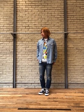 吉川修平さん(メンズ・175cm)の夏コーディネート