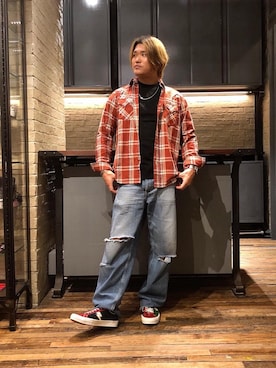 吉川修平さん(メンズ・175cm)の秋コーディネート