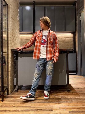 吉川修平さん（メンズ・175cm）の冬コーディネート