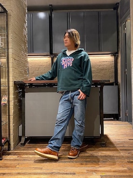 吉川修平さん(メンズ・175cm)の冬コーディネート