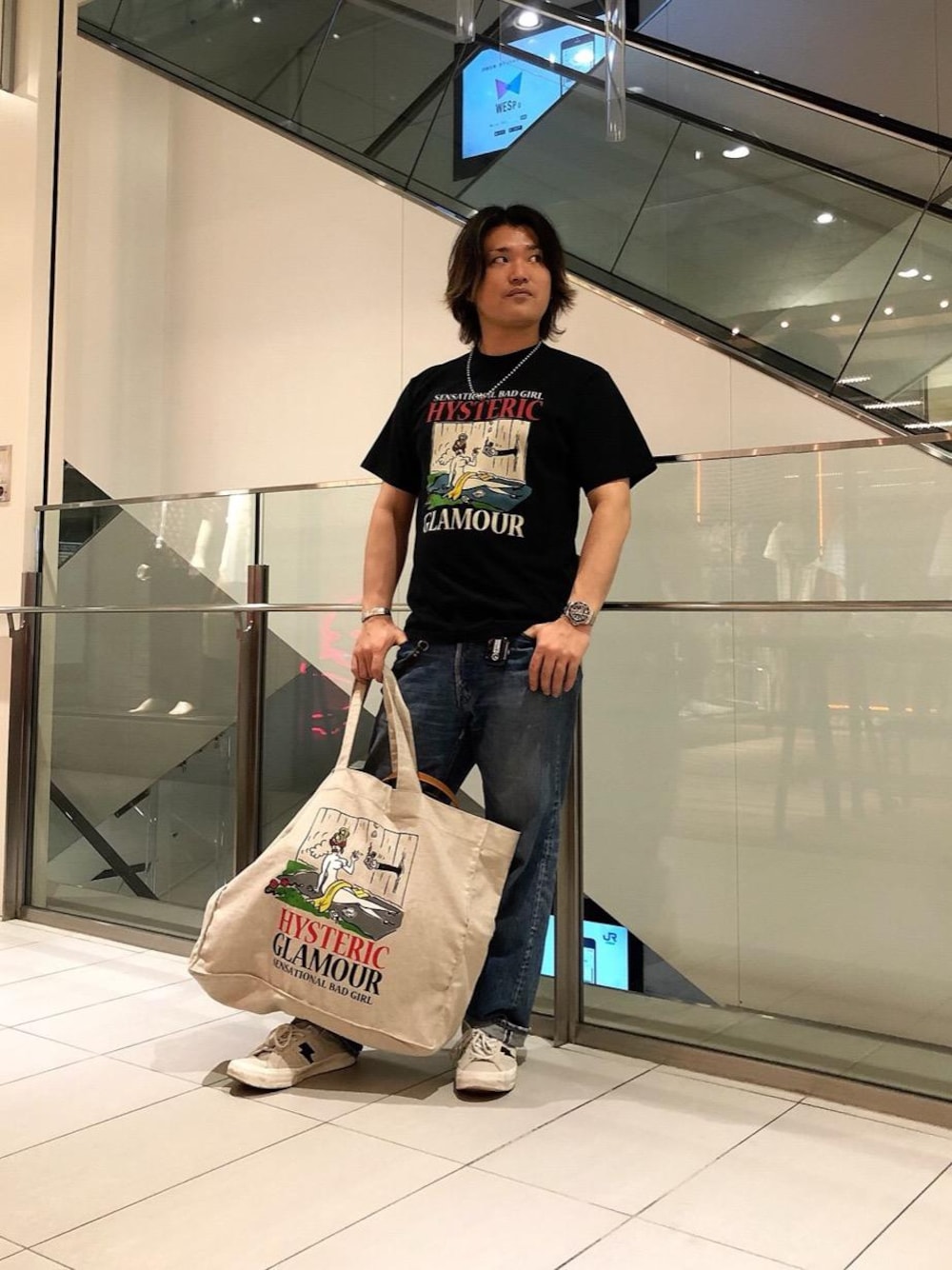 ミ*ミ様 HYSTERIC GLAMOUR トートバッグ HYSTERIC GLAMOUR（ヒステリックグラマー）の「MISS HYSTERIC