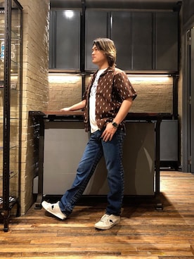 吉川修平さん(メンズ・175cm)の夏コーディネート