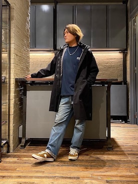 「90'sコーデ」｜「アイテム（その他アウター）」を使った、吉川修平さん（メンズ・175cm）の秋コーディネート