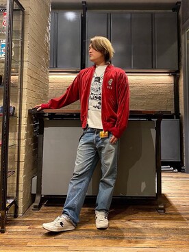 「90'sコーデ」｜「アイテム（その他アウター）」を使った、吉川修平さん（メンズ・175cm）の秋コーディネート