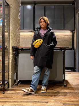 「90'sコーデ」｜「アイテム（その他アウター）」を使った、吉川修平さん（メンズ・175cm）の秋コーディネート
