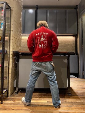 「90'sコーデ」｜「アイテム（その他アウター）」を使った、吉川修平さん（メンズ・175cm）の秋コーディネート