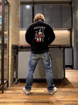 「90'sコーデ」｜「アイテム（その他アウター）」を使った、吉川修平さん（メンズ・175cm）の秋コーディネート