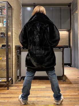 「90'sコーデ」｜「アイテム（その他アウター）」を使った、吉川修平さん（メンズ・175cm）の秋コーディネート