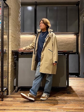「90'sコーデ」｜「アイテム（その他アウター）」を使った、吉川修平さん（メンズ・175cm）の冬コーディネート