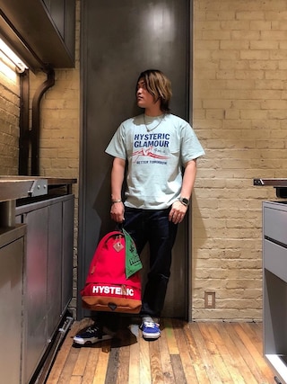 HYSTERIC GLAMOUR（ヒステリックグラマー）の「GUITAR GIRL 三角タオル