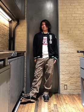 「70'sコーデ」｜「アイテム（ジャージ）」を使った、吉川修平さん（メンズ・175cm）の夏コーディネート