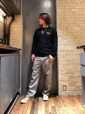 「70'sコーデ」｜「アイテム（アクセサリー）」を使った、吉川修平さん（メンズ・175cm）の夏コーディネート