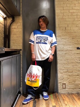 「90'sコーデ」｜吉川修平さん（メンズ・175cm）の秋コーディネート