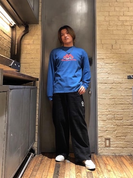 「90'sコーデ」｜吉川修平さん（メンズ・175cm）の秋コーディネート
