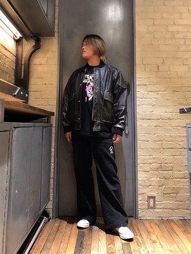 「90'sコーデ」｜吉川修平さん（メンズ・175cm）の秋コーディネート