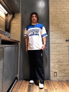 「90'sコーデ」｜吉川修平さん（メンズ・175cm）の秋コーディネート
