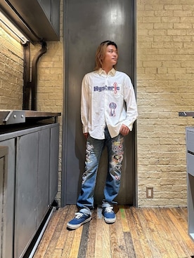 「でにむ」｜「アイテム（財布/小物）」を使った、吉川修平さん（メンズ・175cm）の秋コーディネート