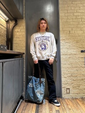 「でにむ」｜「アイテム（アクセサリー）」を使った、吉川修平さん（メンズ・175cm）の冬コーディネート