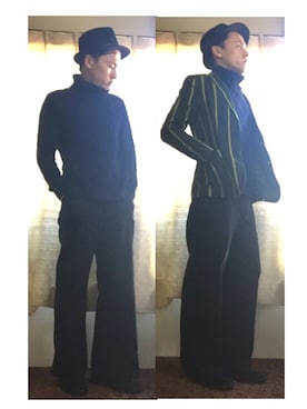 「Hush Puppies（ハッシュパピー）のアイテム（その他シューズ）」を使った、かめたくさん（メンズ・166cm）の冬コーディネート