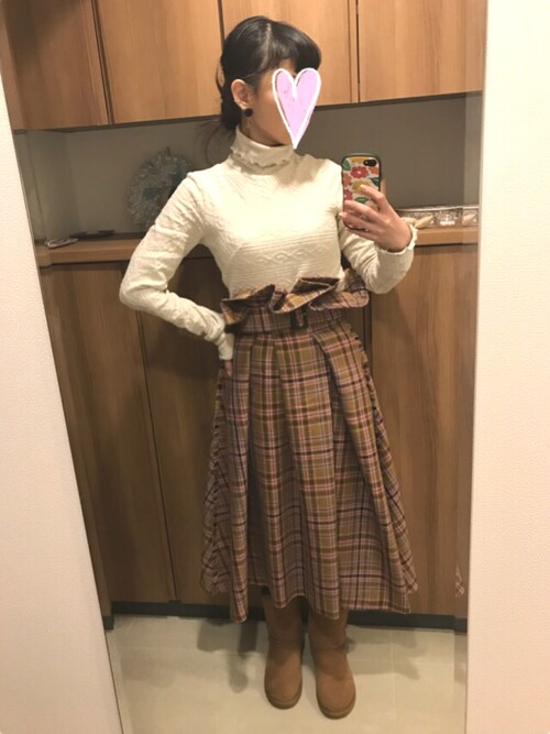 宅配便配送スカートhypo｜UNITED TOKYOのスカートを使ったコーディネート - WEAR