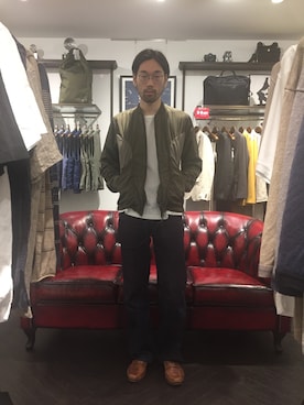 「worknotwork」｜「アイテム（ジャケット/アウター）」を使った、島林 裕樹さん（メンズ・177cm）の夏コーディネート
