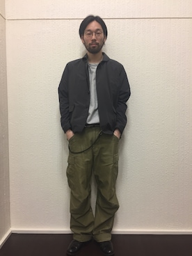 「WORK NOT WORK URBAN RESEARCH（ワークノットワークアーバンリサーチ）のアイテム（テーラードジャケット）」を使った、島林 裕樹さん（メンズ・177cm）の夏コーディネート