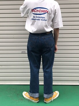「KENZO（ケンゾー）のアイテム（デニムパンツ）」を使った、KEI(youthloser)さん（メンズ・165cm）の夏コーディネート