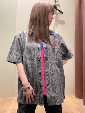 「シャツ 」｜「アイテム（その他）」を使った、ヵさん（レディース・155cm）の夏コーディネート