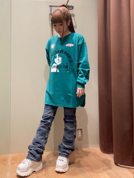 「でにむ」｜「アイテム（ワンピース/ドレス）」を使った、ヵさん（レディース・155cm）の秋コーディネート
