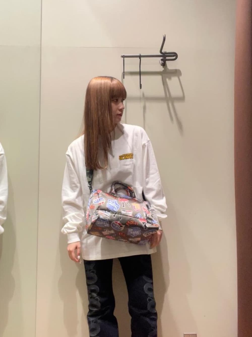 HYRTERIC GLAMOUR ビッグドクロ トップス フリーサイズ ブラック HYSTERIC GLAMOUR