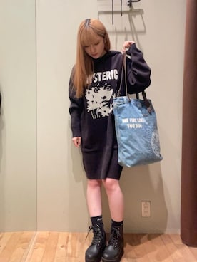 「でにむ」｜「アイテム（ワンピース/ドレス）」を使った、ヵさん（レディース・155cm）の冬コーディネート