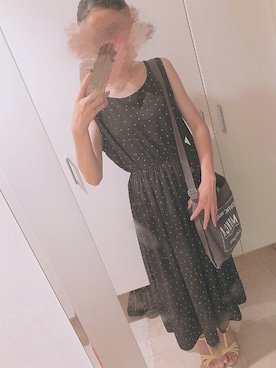 「お祭り」｜「アイテム（ワンピース/ドレス）」を使った、 ﾂ ｷ  .* さん（レディース・158cm）の夏コーディネート