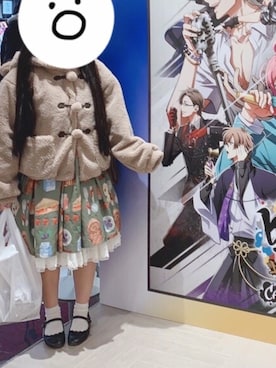 「Amavel（アマベル）のアイテム（ジャケット/アウター、ブラウン系）」を使った、うにまるさんの冬コーディネート