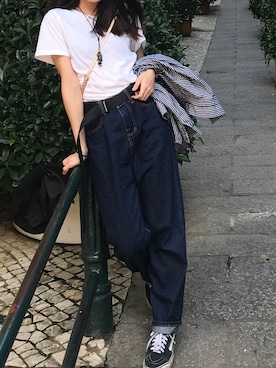 「EARTHMAGIC（アースマジック）のアイテム」を使った、Cola(:さん（レディース・163cm）の春コーディネート