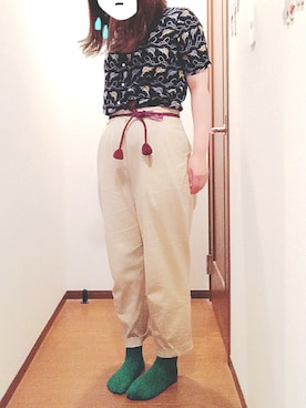 「帯紐」｜ぺっぺさん（レディース・166cm）の夏コーディネート