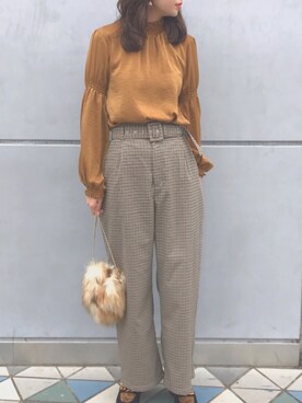 MARIさん（レディース・165cm）の秋コーディネート