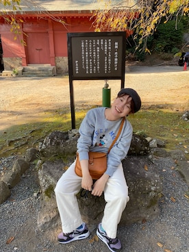 「fes（フェス）のアイテム」を使った、ちゃないさん（レディース・164cm）の秋コーディネート