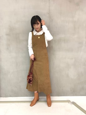 ayaさん（レディース・162cm）の冬コーディネート