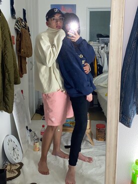 「Ralph Lauren」｜「アイテム（スウェット）」を使った、Nosukeさん（メンズ・170cm）の春コーディネート