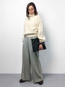 mihiroさん(レディース・156cm)の冬コーディネート