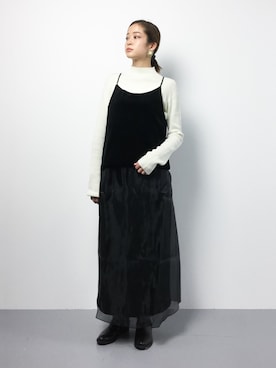 mihiroさん（レディース・156cm）の冬コーディネート