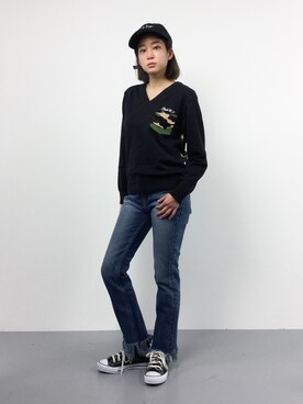 mihiroさん（レディース・156cm）の冬コーディネート