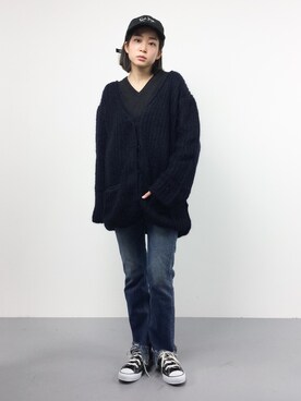 「DRWCYS（ドロシーズ）のアイテム（その他アウター）」を使った、mihiroさん（レディース・156cm）の冬コーディネート