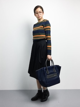 mihiroさん（レディース・156cm）の冬コーディネート