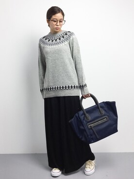 mihiroさん（レディース・156cm）の冬コーディネート