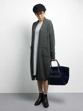 mihiroさん（レディース・156cm）の冬コーディネート