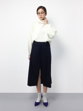 mihiroさん（レディース・156cm）の冬コーディネート